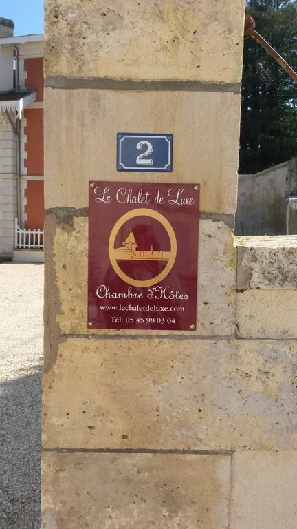 Le Chalet De Luxe Bed & Breakfast Saint-Séverin Eksteriør bilde